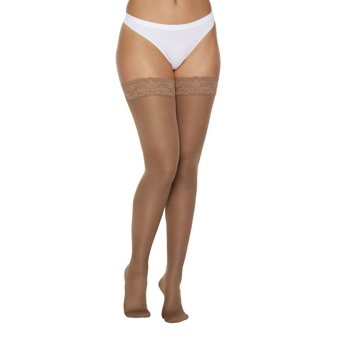MEIA KENDALL 7/8 15-20 MMHG COM SILICONE E PONTEIRA 1612